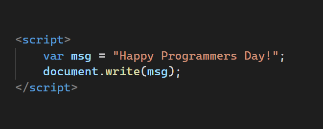 Happy Programmers Day